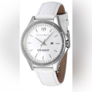 NEW TechnoMarine Invicta MoonSun Women's Watch - 36mm White Silver TM-822039